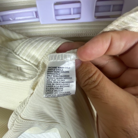Tommy Bahama Womens Ivory Shadow Striped‎ Preppy Classic Polo Shirt Size XL - Picture 7 of 12